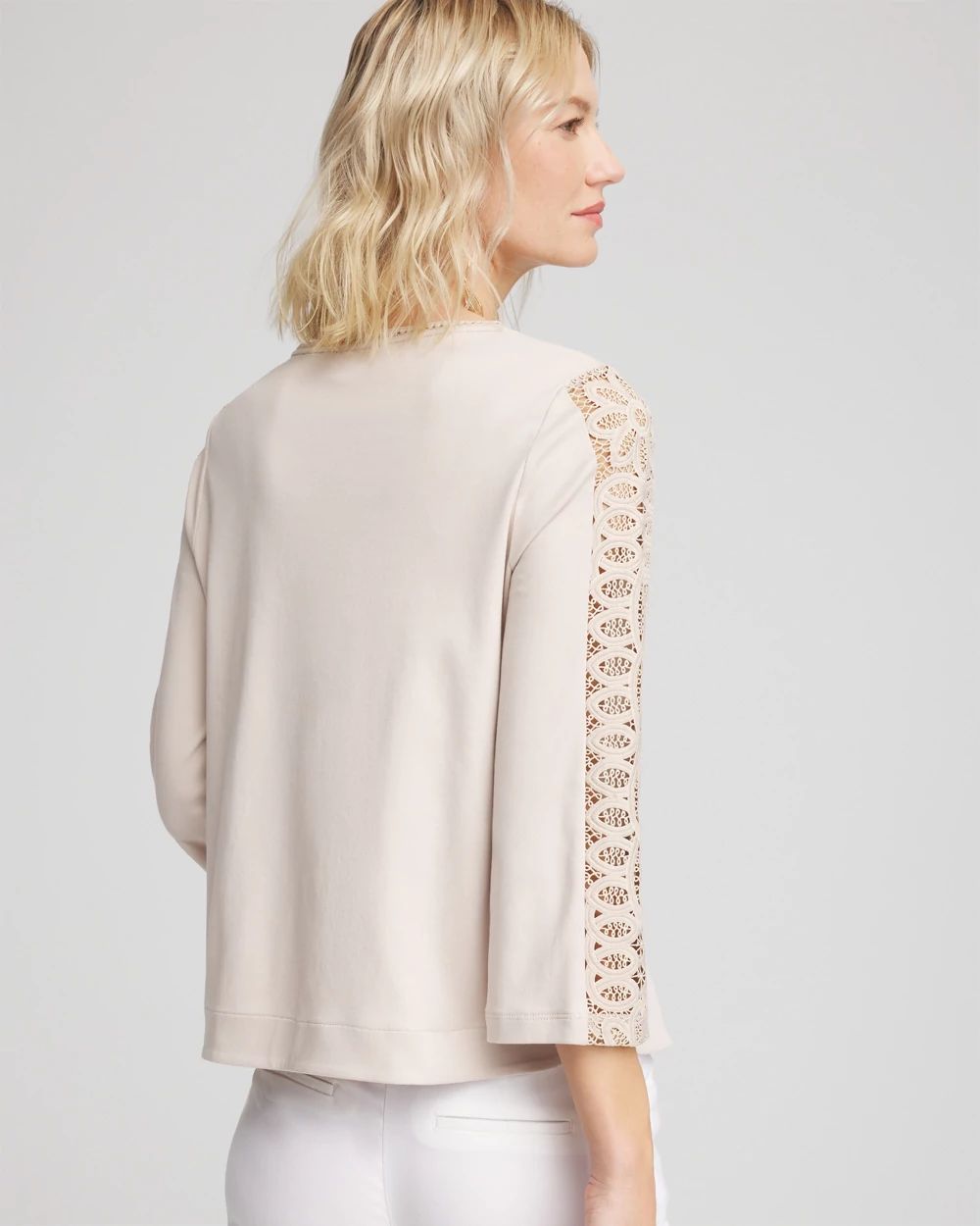 Lace Cut-Out Tee | Chico's Lace Cut-Out Tee | Chico's